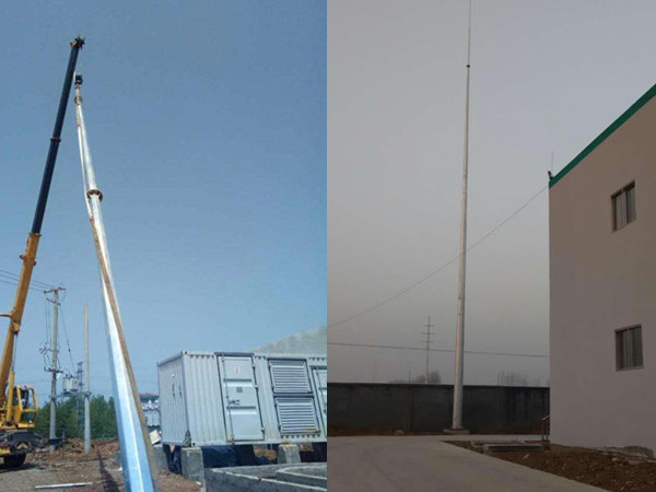 三角圓鋼避雷塔防雷原理